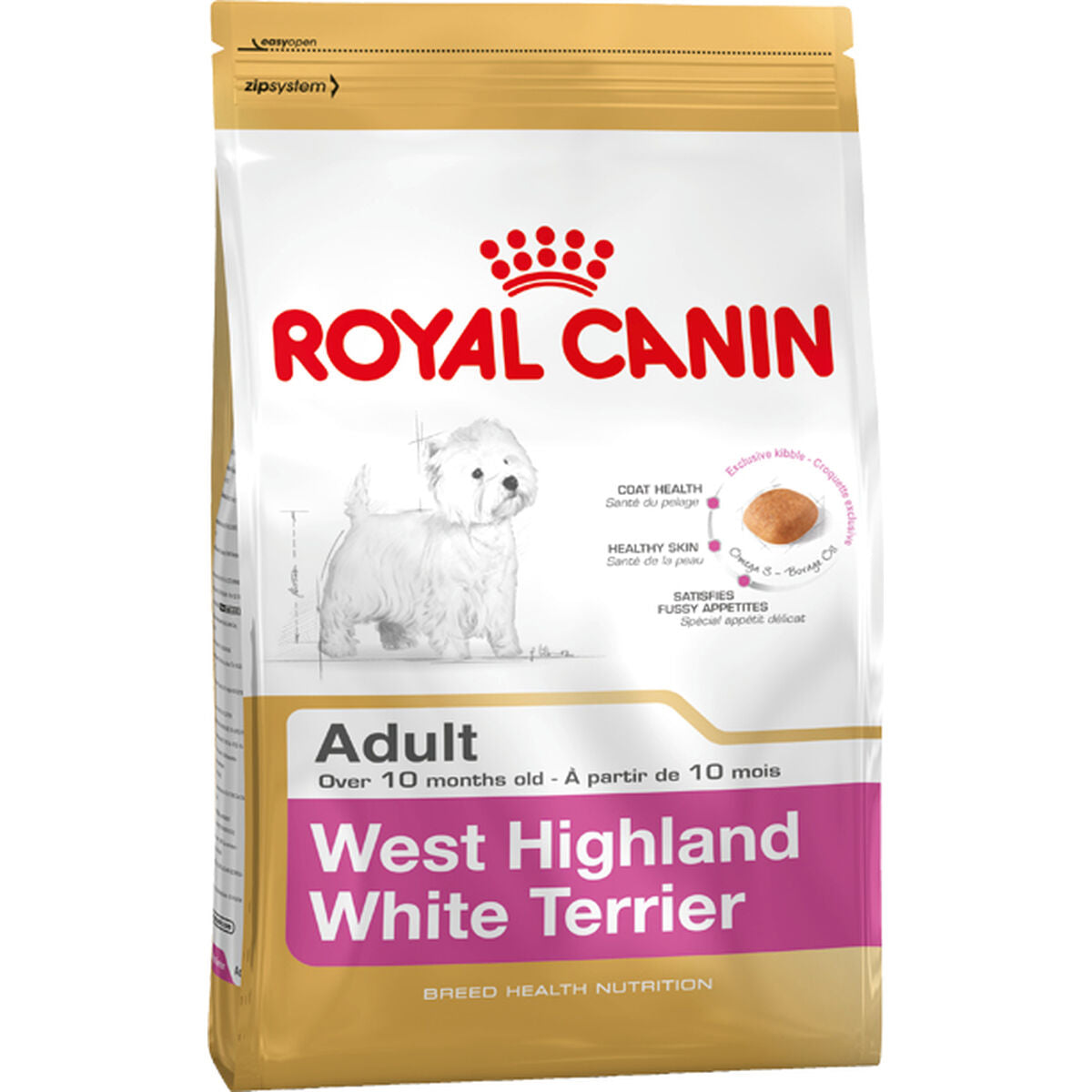 Fodder Royal Canin West Highland White Terrier Adult Adult Chicken Corn Birds 3 Kg-0