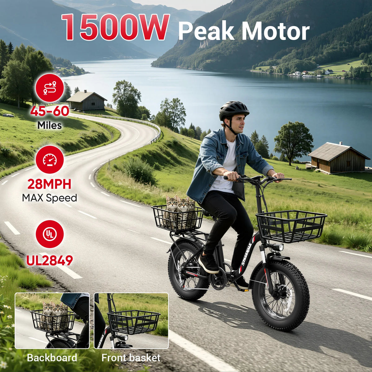 Spacewalk EB012 Folding E-Bike