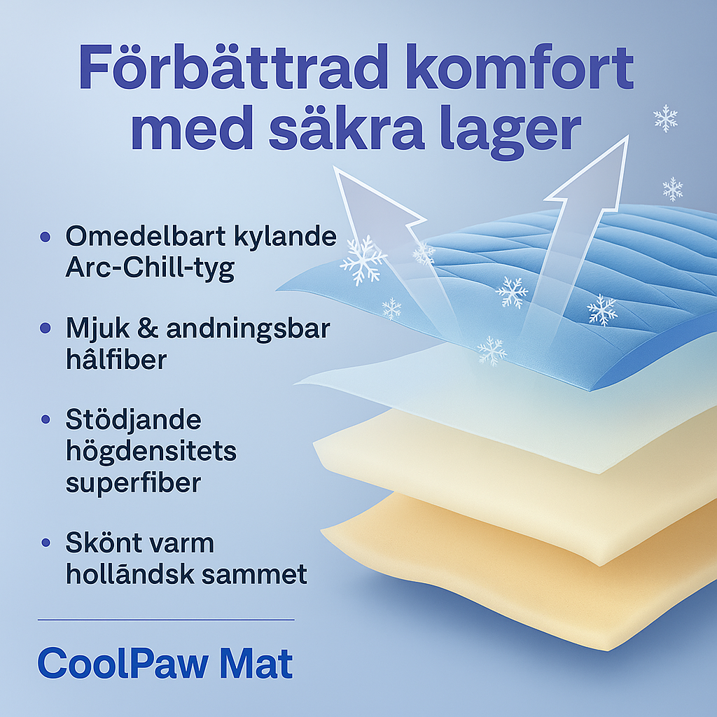 CoolPaw Mat – Kylmatta för hundar och katter