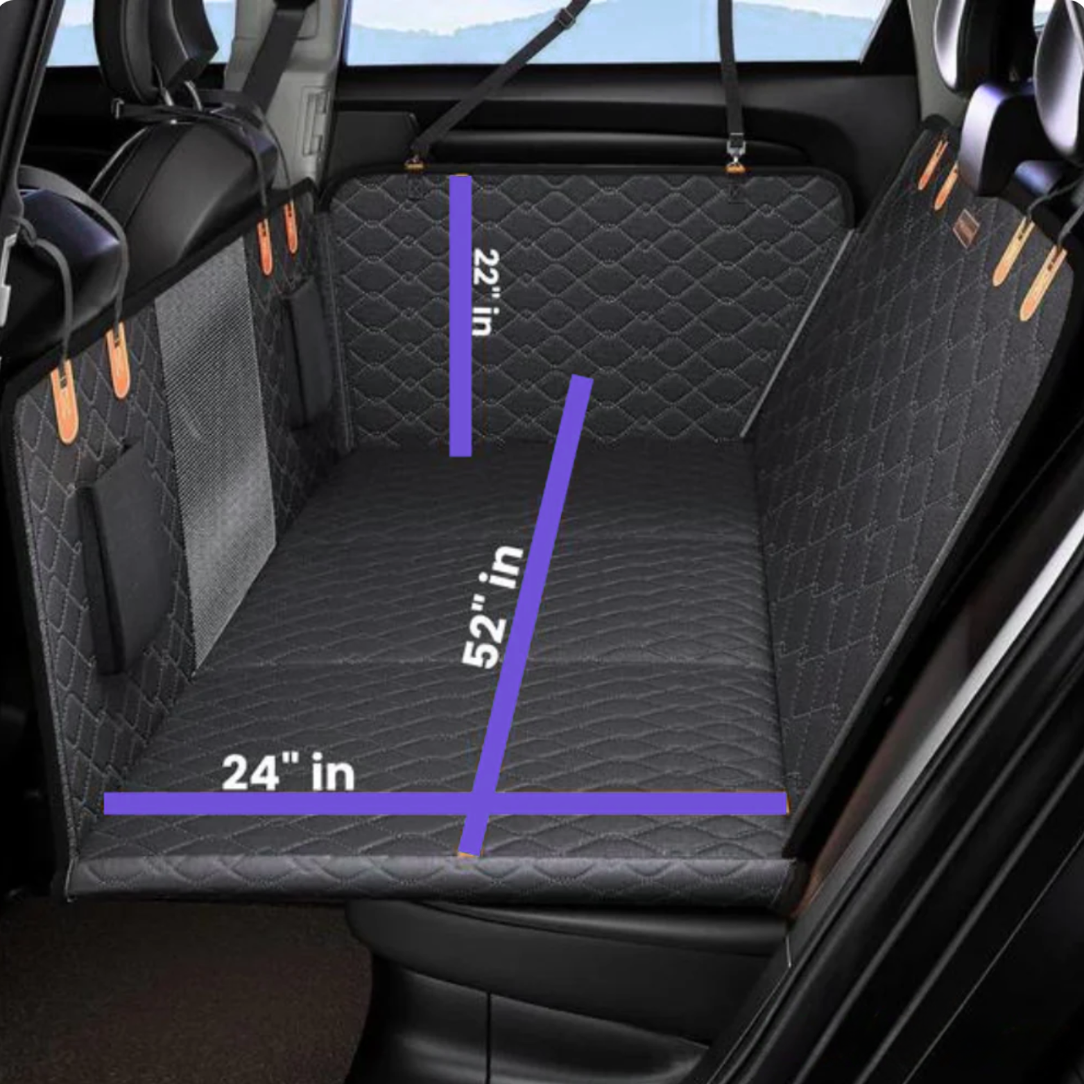 CarPaw Hammock – Vattentätt och reptåligt bilsätesskydd för husdjur