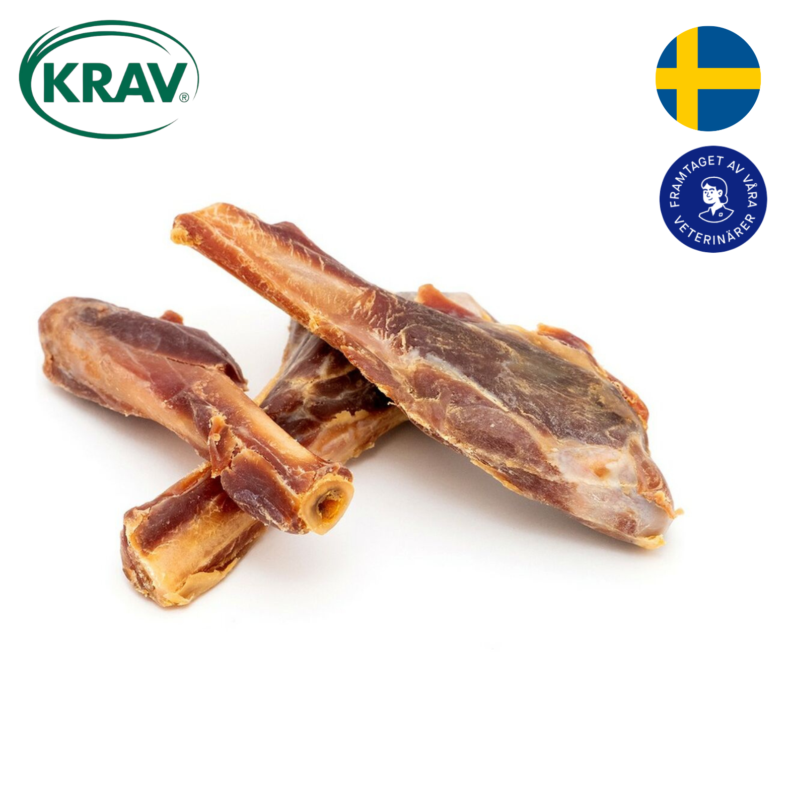 Tuggbensmix Fläsk 3-pack Små, medelstora och stora hundar