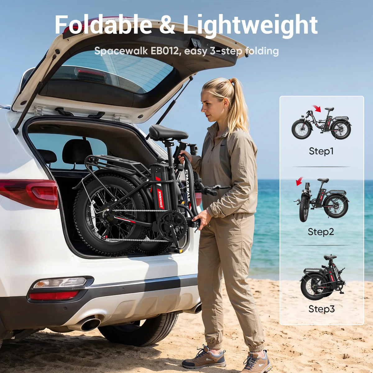 Spacewalk EB012 Folding E-Bike