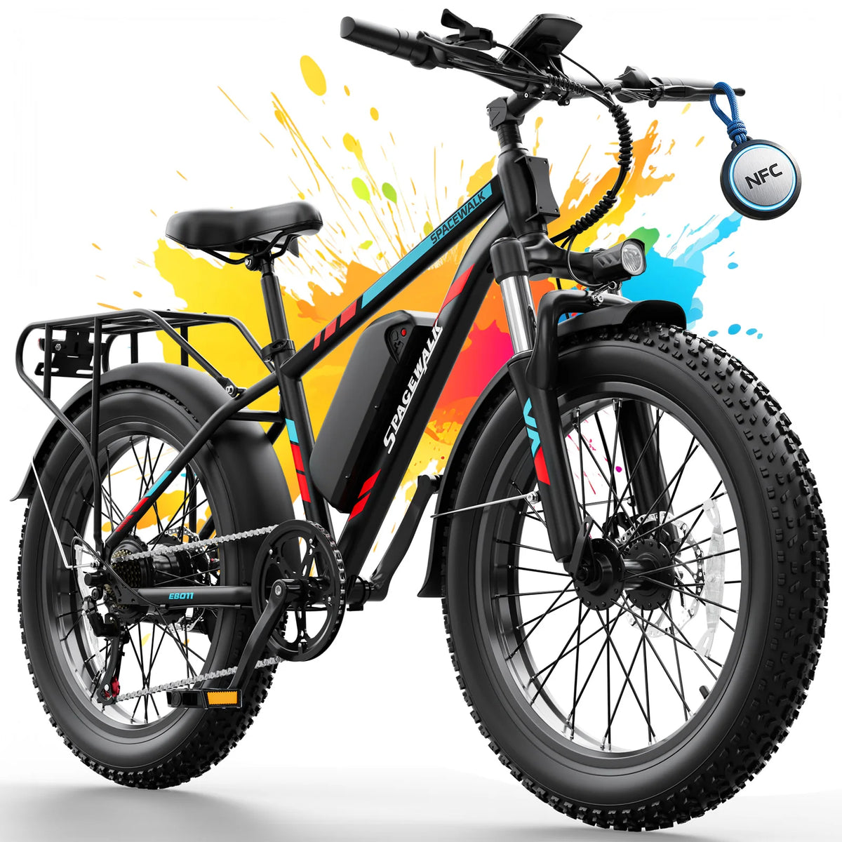 Spacewalk EB011 26-Inch Fat Tire E-Bike