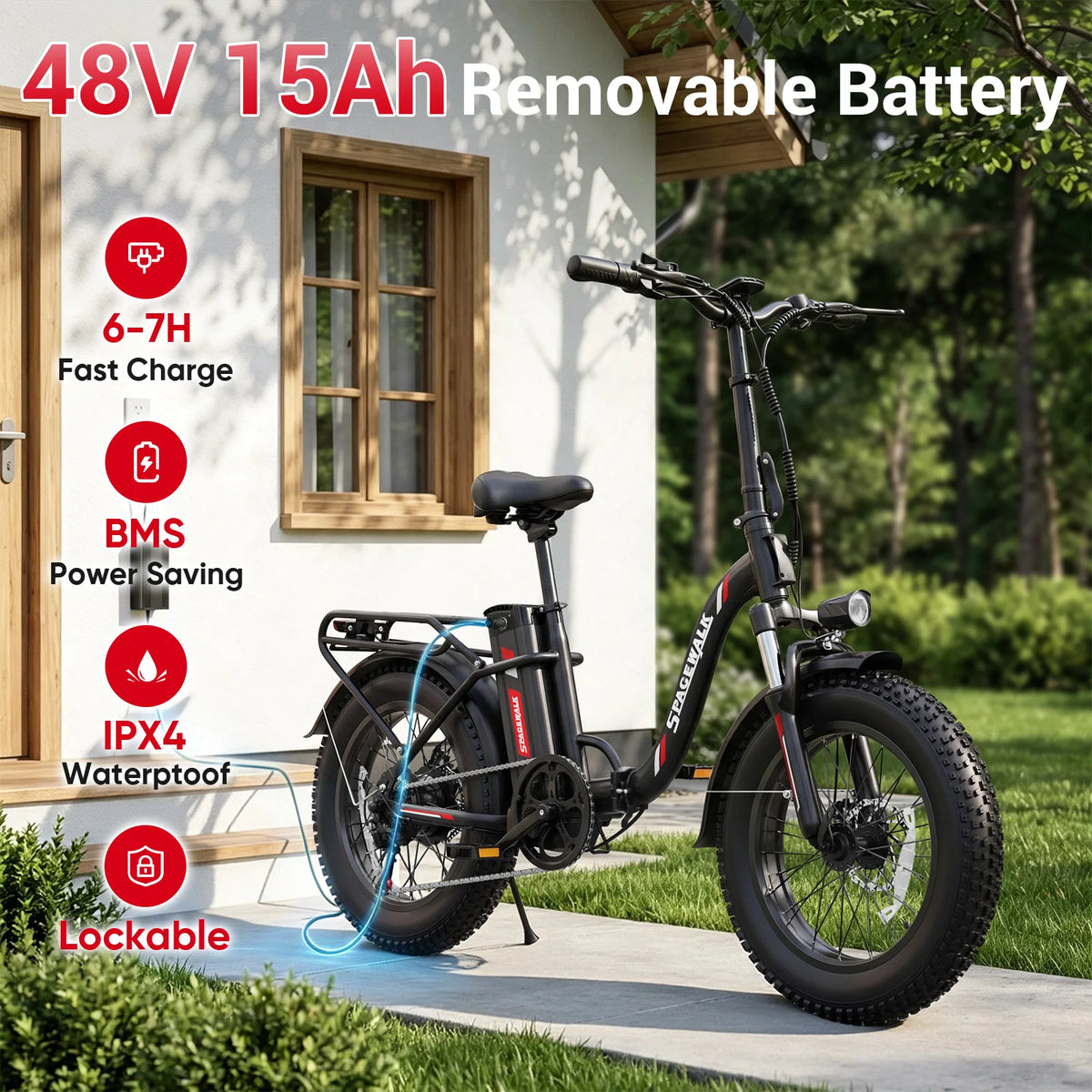 Spacewalk EB012 Folding E-Bike