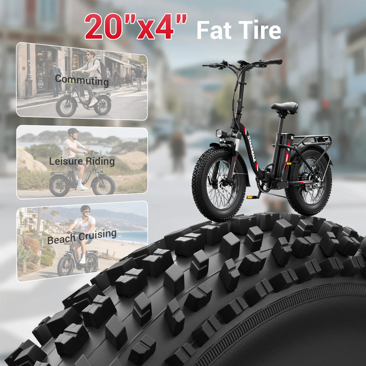 Spacewalk EB012 Folding E-Bike