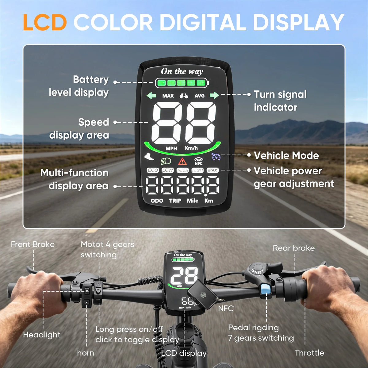 Spacewalk EB011 26-Inch Fat Tire E-Bike