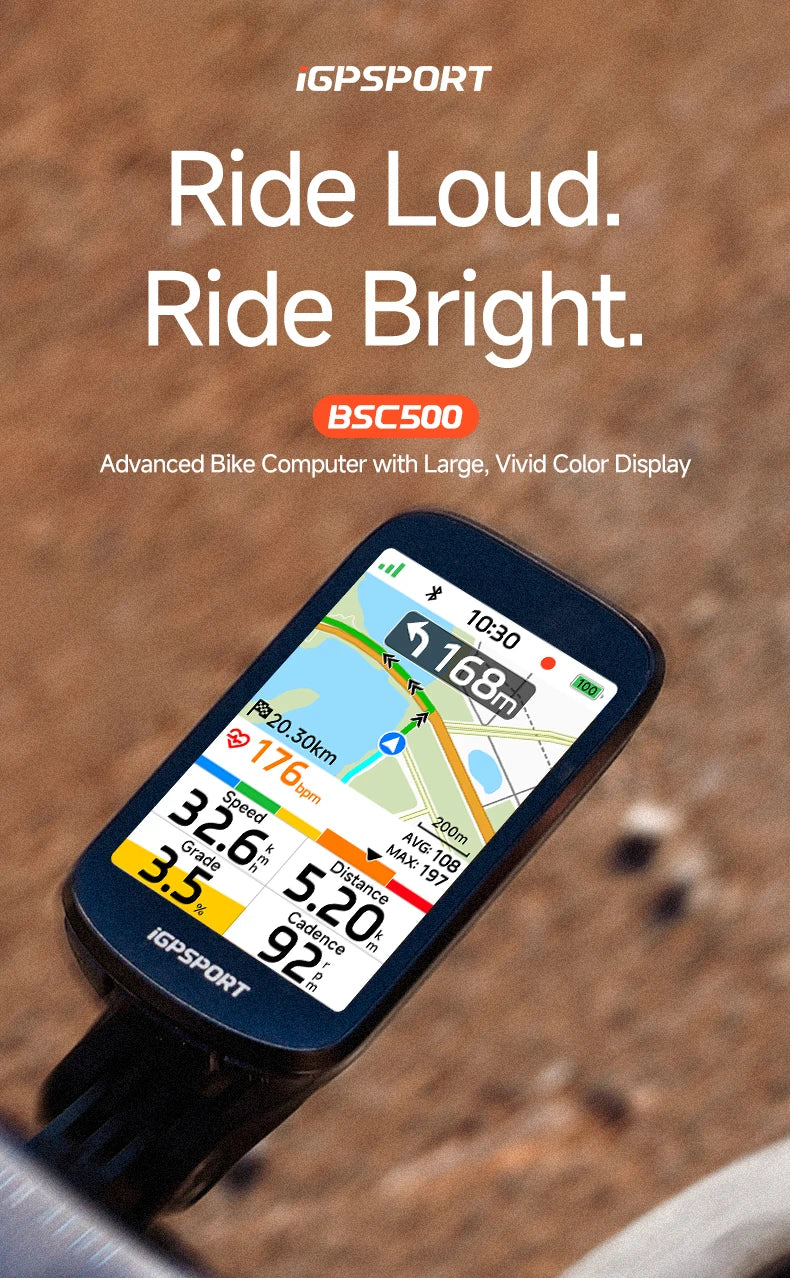 iGPSPORT BSC500 GPS Bike Computer