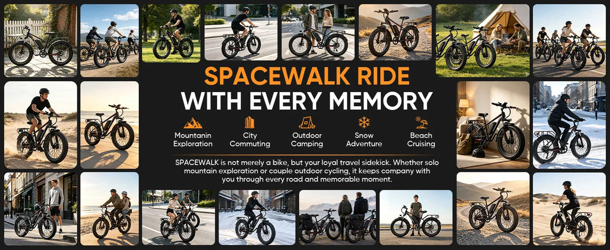 Spacewalk EB011 26-Inch Fat Tire E-Bike