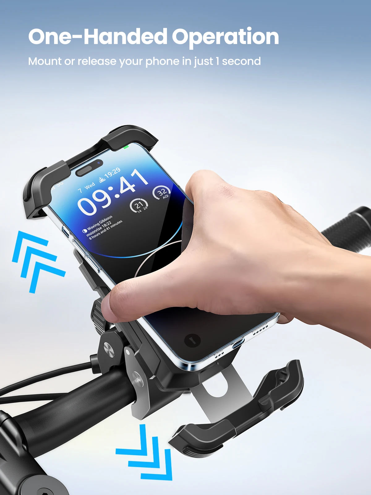 Anti-Vibration Handlebar Phone Mount