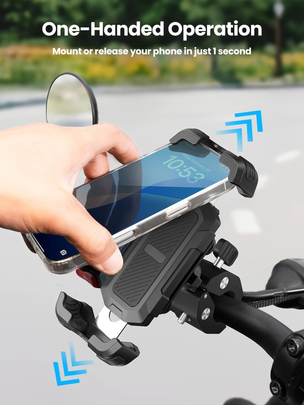 Anti-Vibration Handlebar Phone Mount