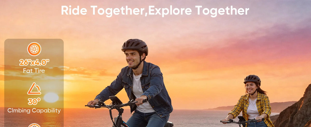 Spacewalk EB011 26-Inch Fat Tire E-Bike