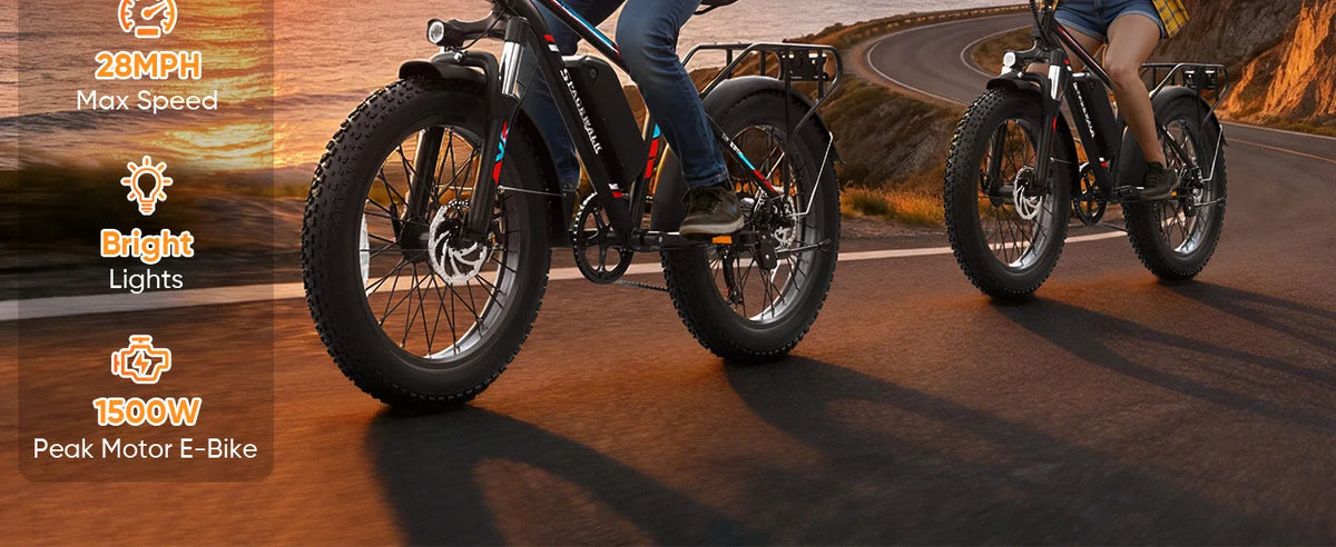 Spacewalk EB011 26-Inch Fat Tire E-Bike