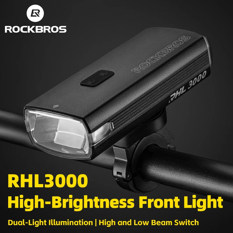 ROCKBROS RHL3000 Rechargeable Headlight