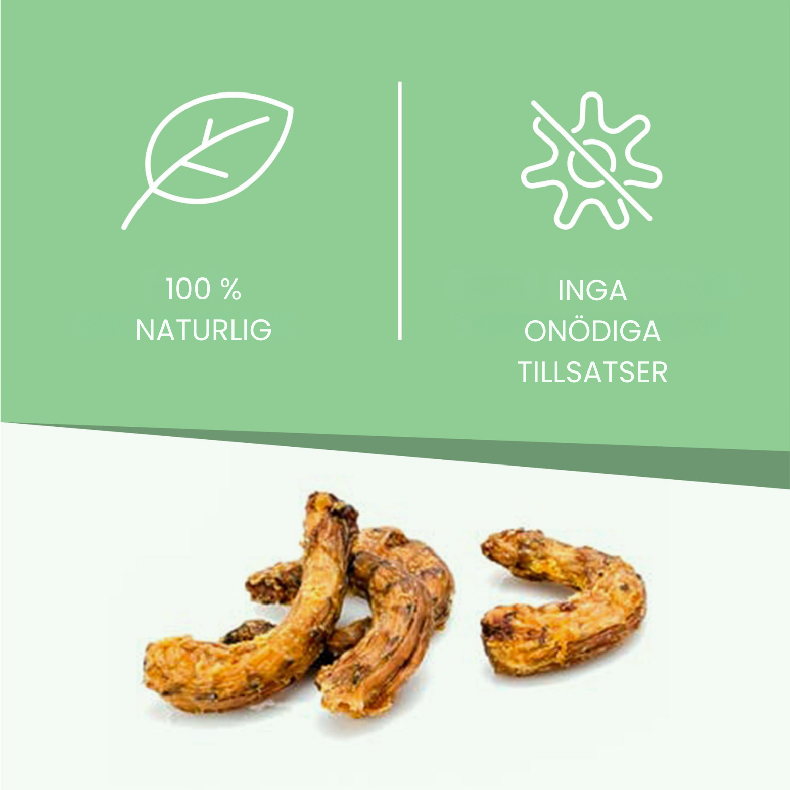 Torkade Kycklinghalsar 750g